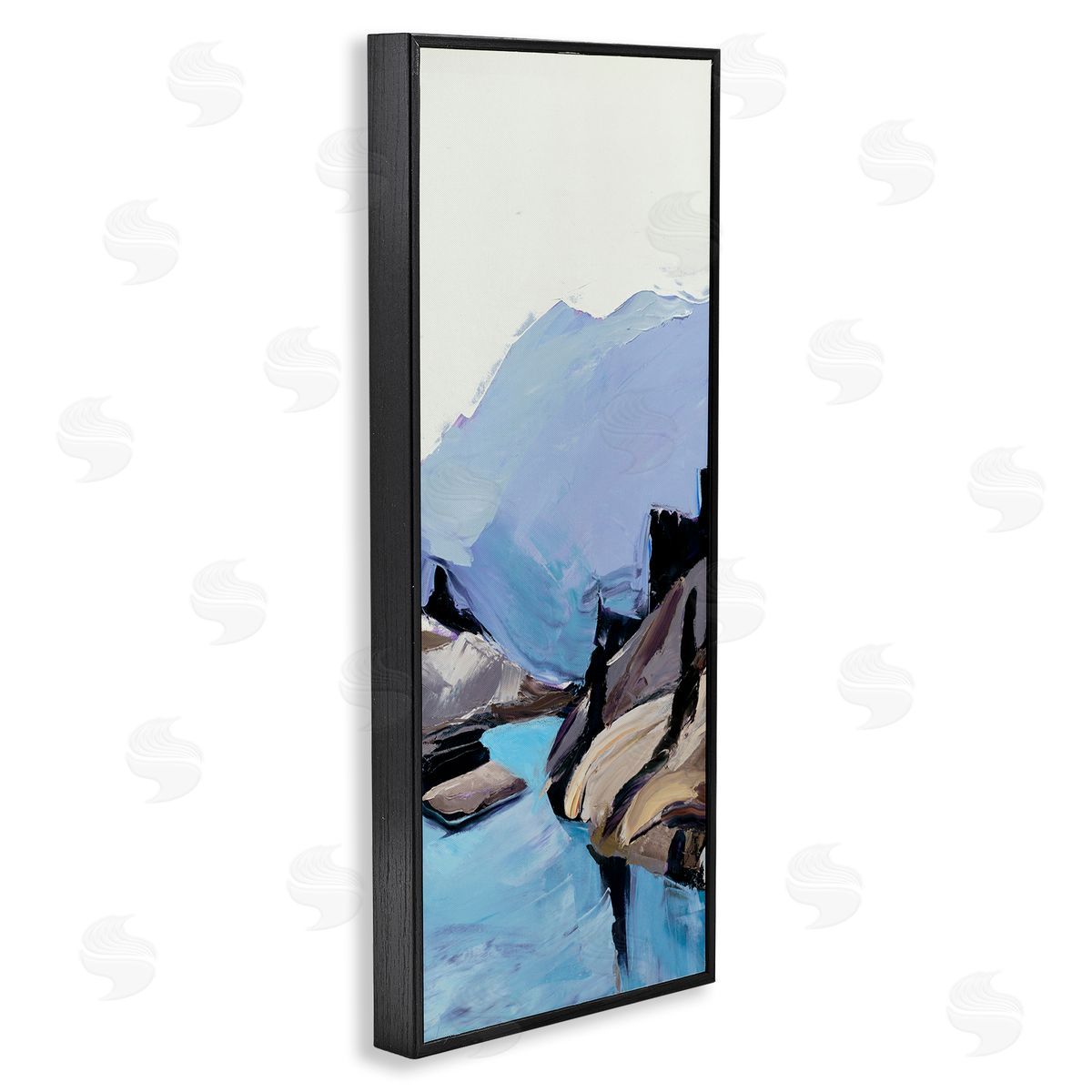 Julie Denise Mountain River Abstraction