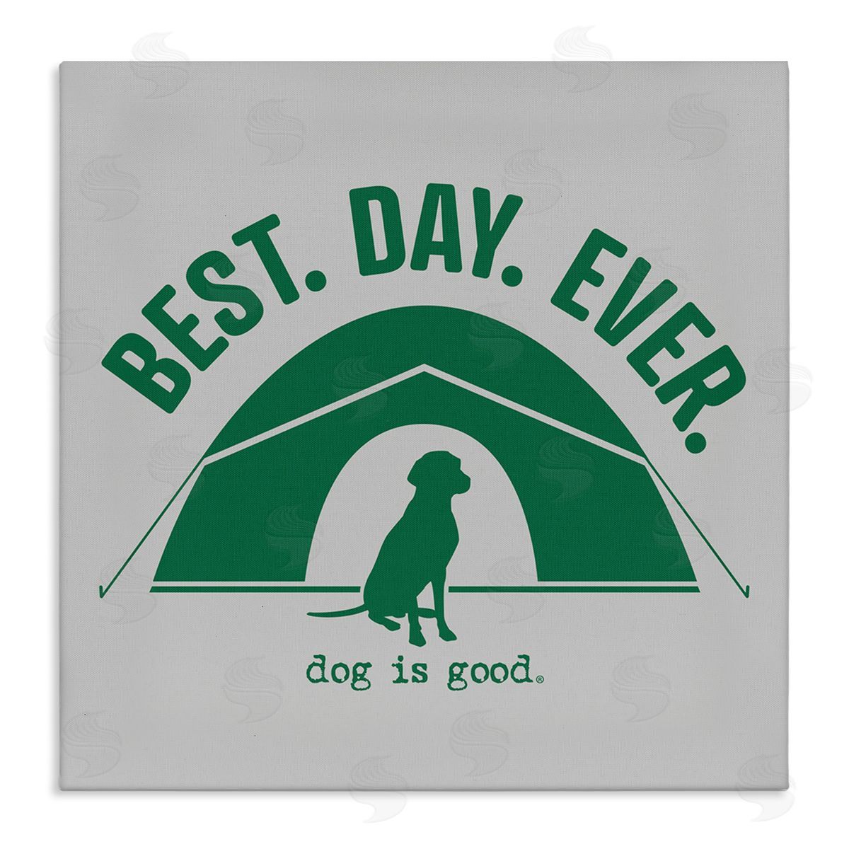 Best Day Camping Dog Canvas Wall Art, Home Decor by Dog Is Good