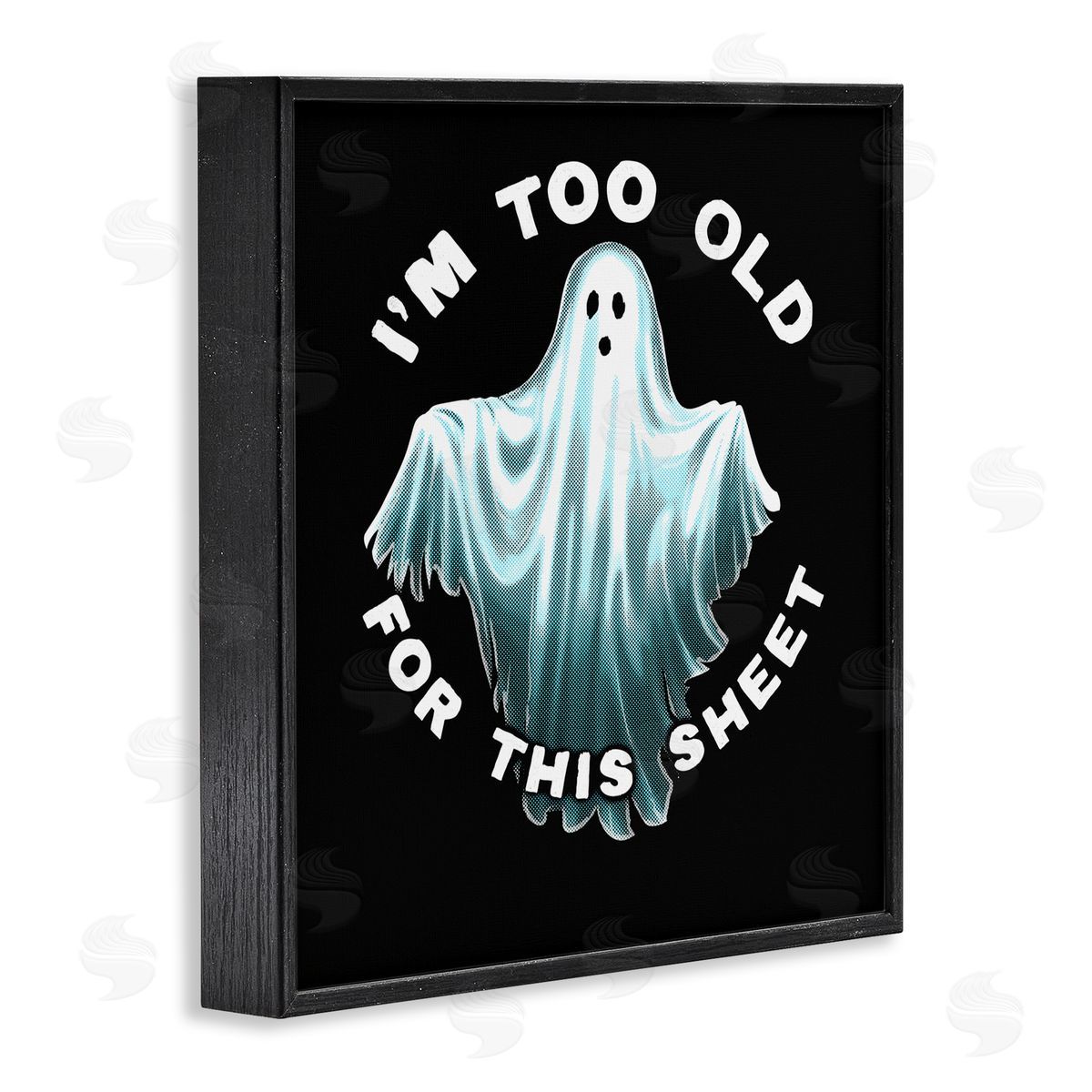 Jedco Brands Inc. Too Old For This Sheet Black Framed Giclee Wall Art Print