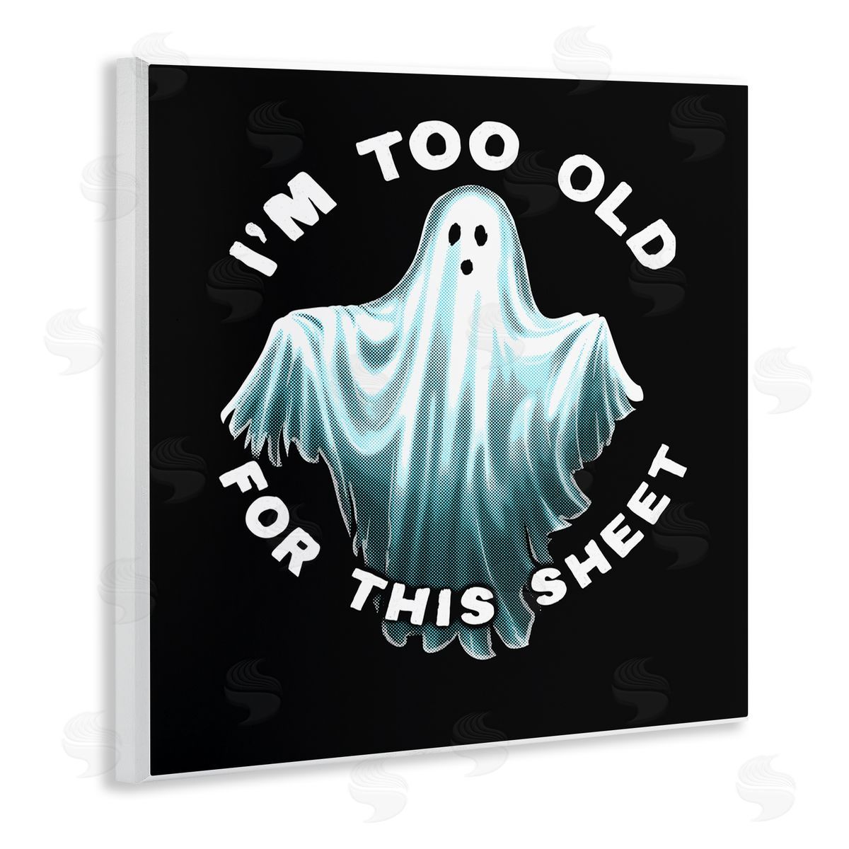 Jedco Brands Inc. Too Old For This Sheet Wooden Wall Plaque Art Print