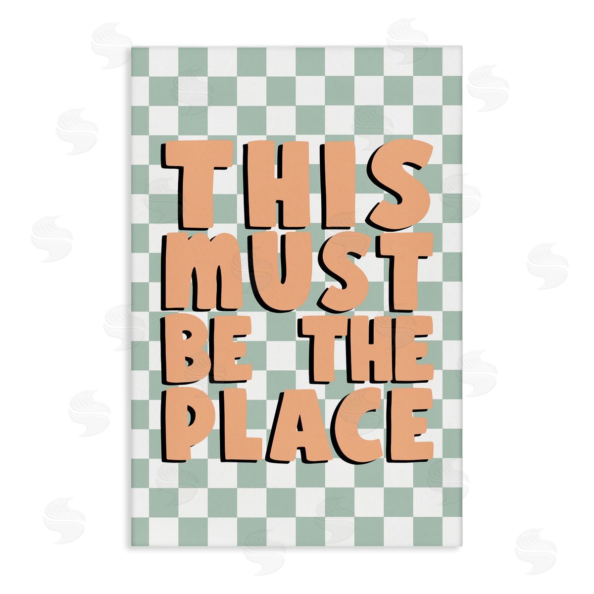 JJ Design House LLC Retro Must Be The Place Canvas Wall Art Print