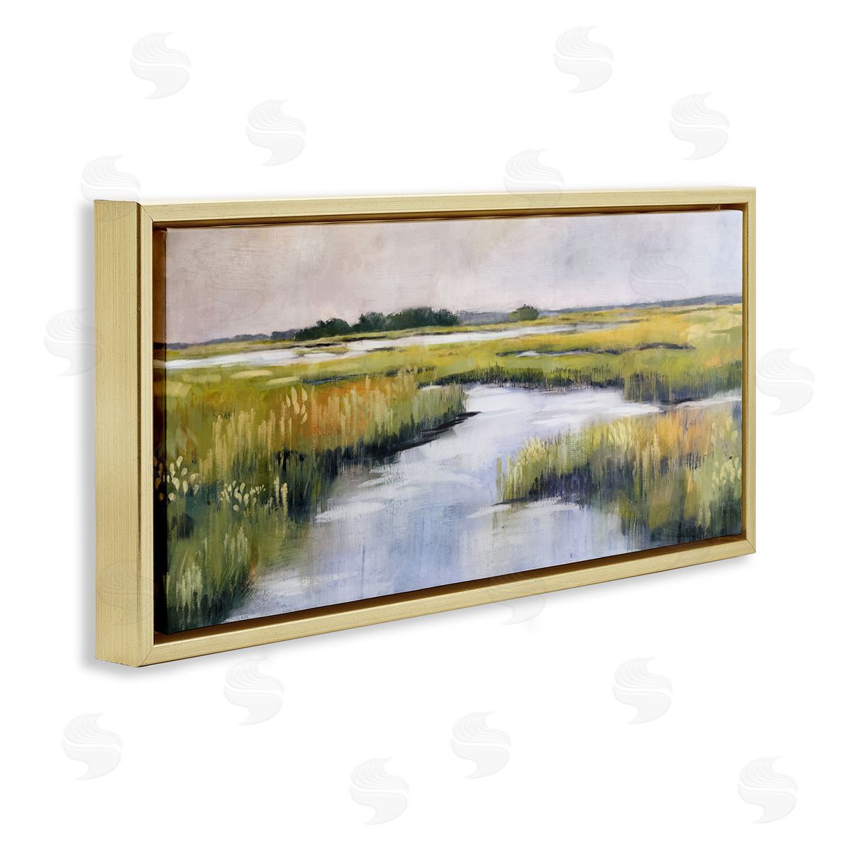 Nina Blue Grassy Rural Marshlands