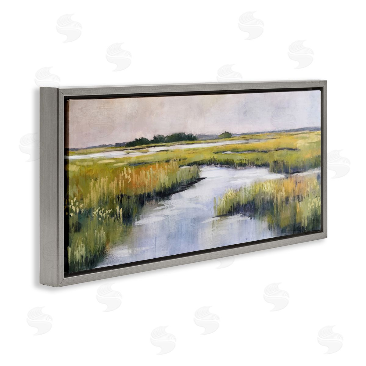 Nina Blue Grassy Rural Marshlands