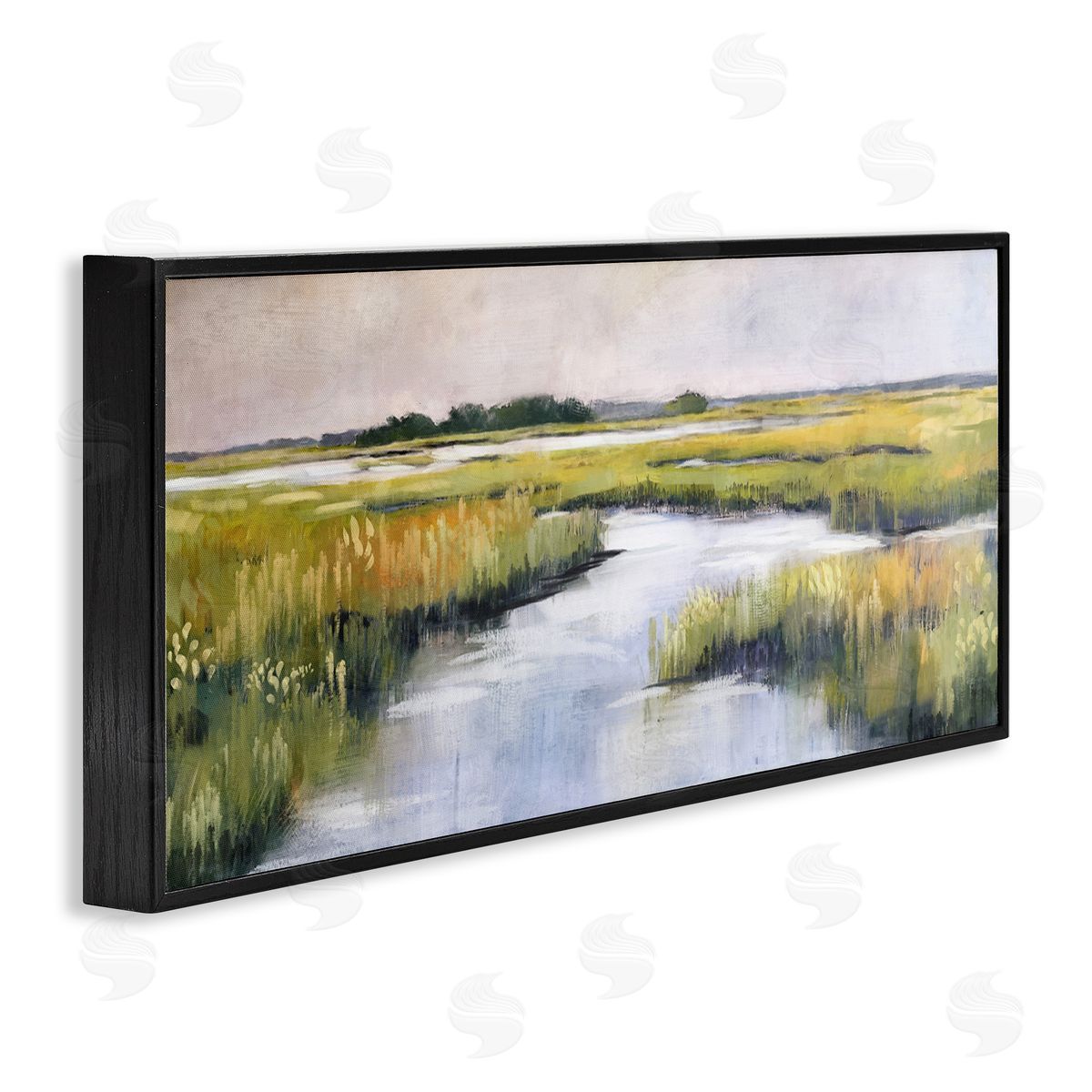 Nina Blue Grassy Rural Marshlands