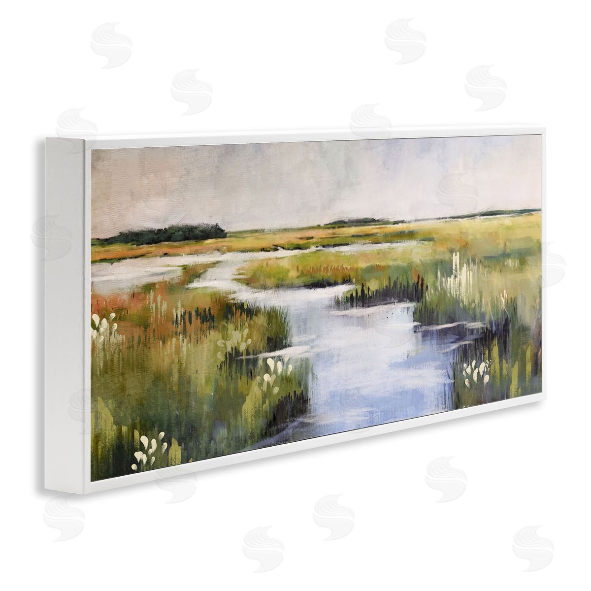 Nina Blue River Through Marshlands