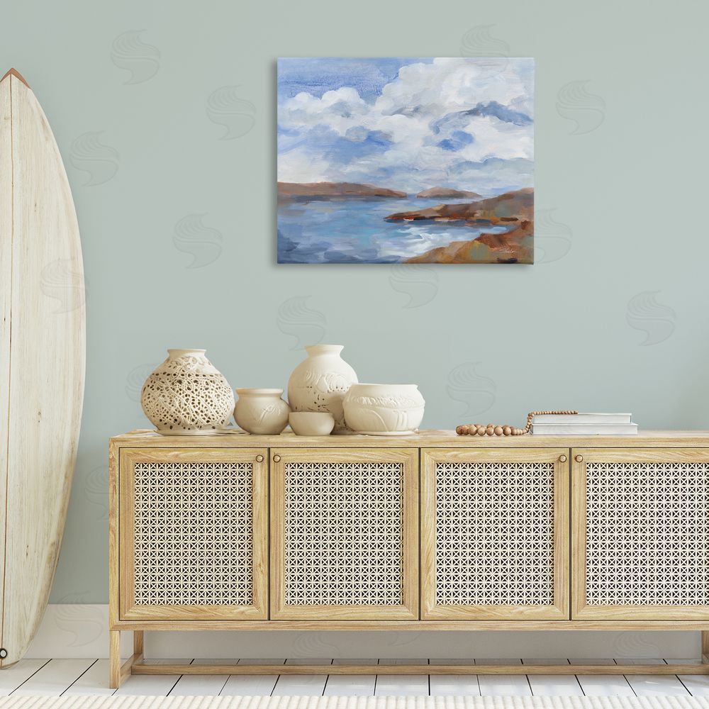 Silvia Vassileva Islands Beach View Canvas Wall Art Print in Room