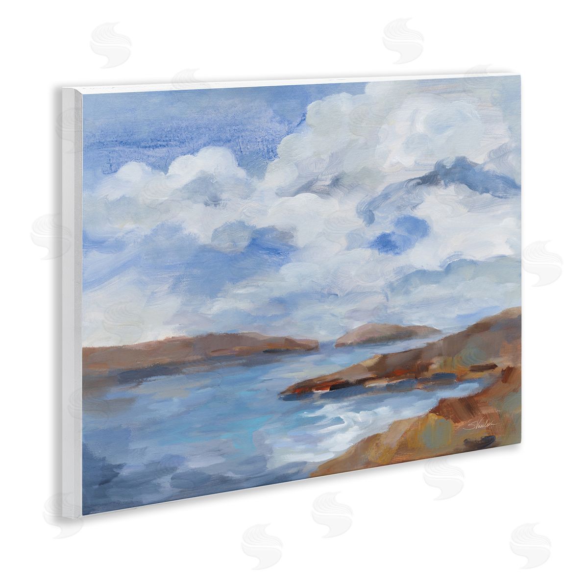 Silvia Vassileva Islands Beach View Wooden Wall Plaque Art Print