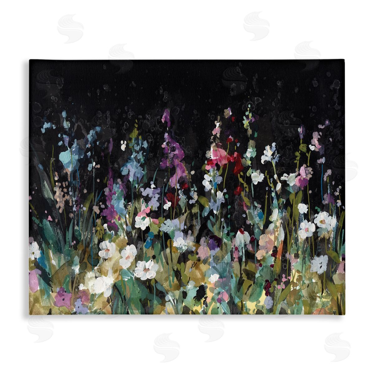 Danhui Nai Dark Garden Meadow Canvas Wall Art Print