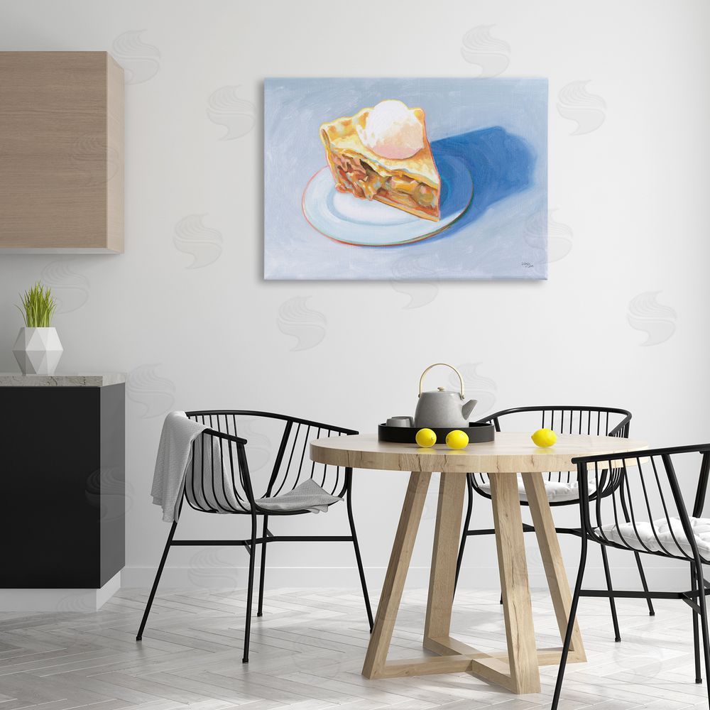 Wellington Studio Apple Pie Still Life Canvas Wall Art Print in Room