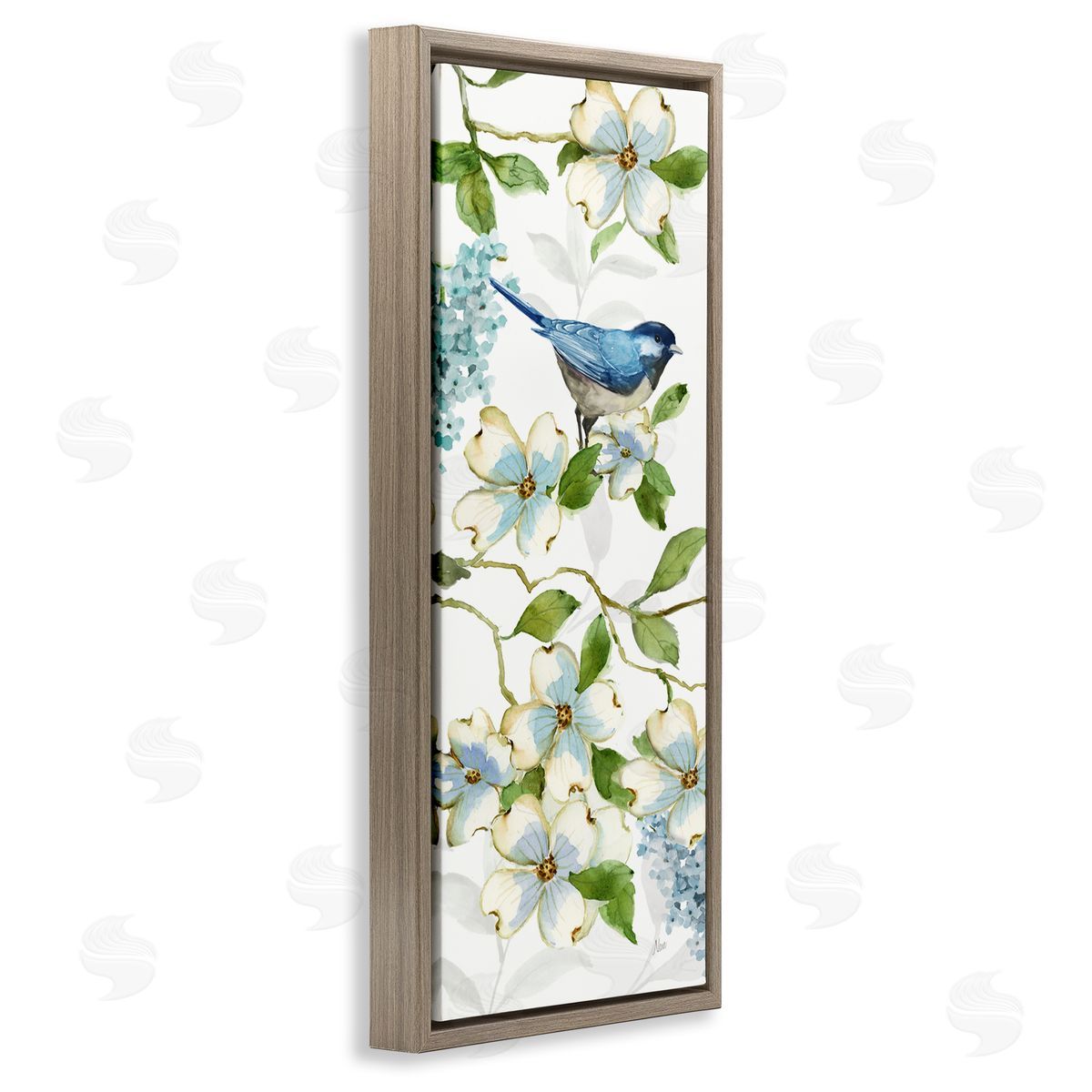 Nan Bird Perched on Dogwood