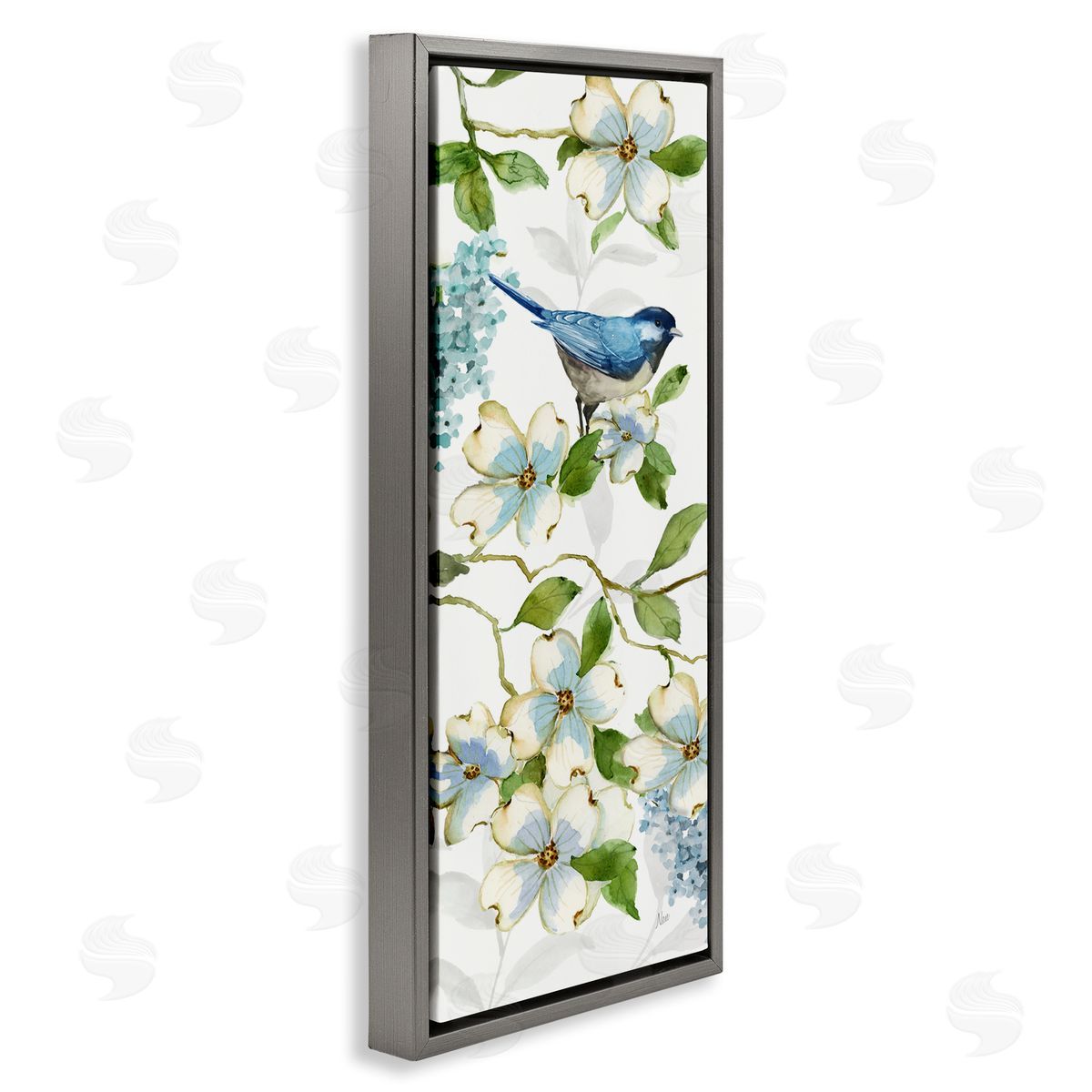 Nan Bird Perched on Dogwood