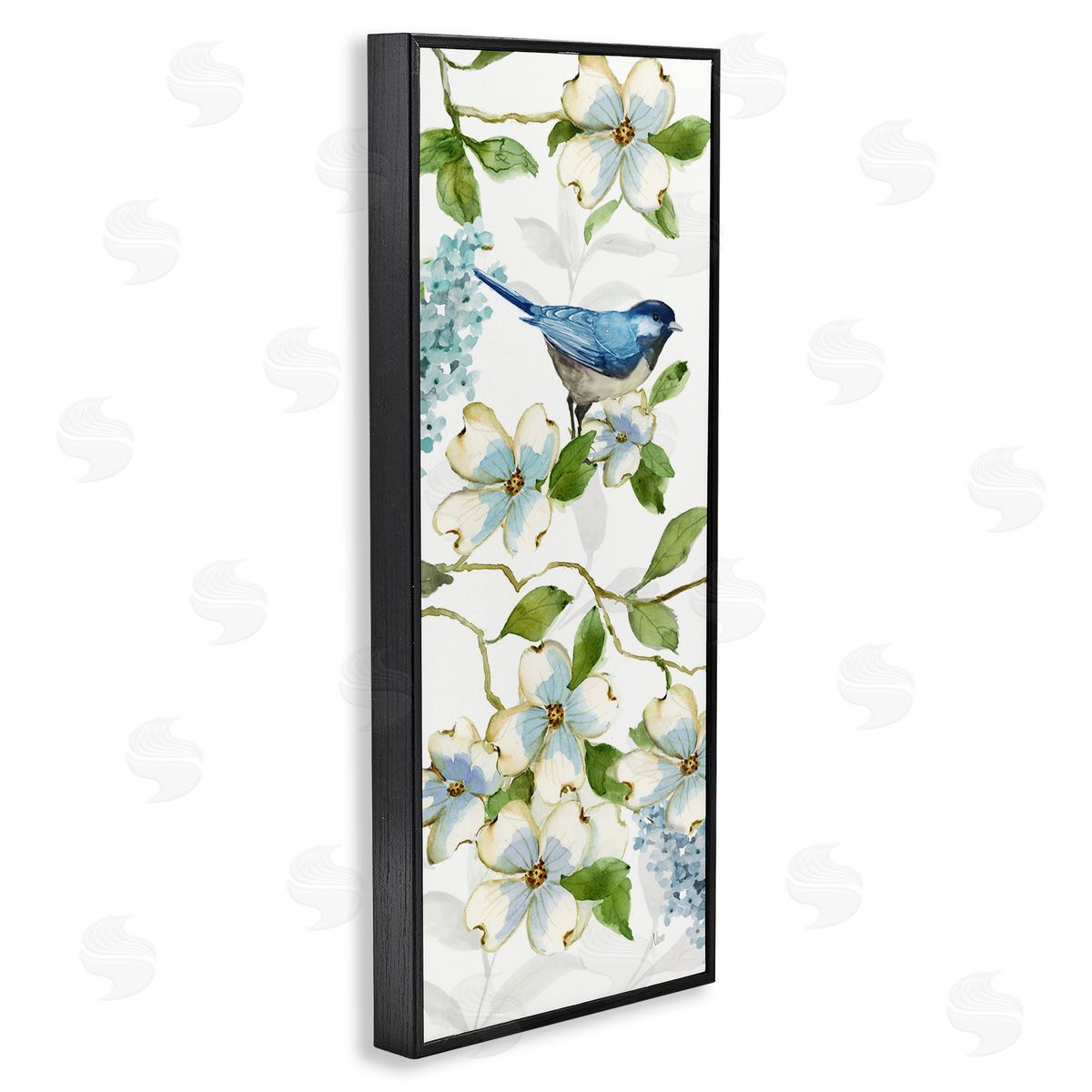 Nan Bird Perched on Dogwood