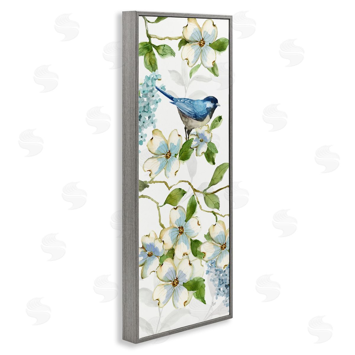 Nan Bird Perched on Dogwood