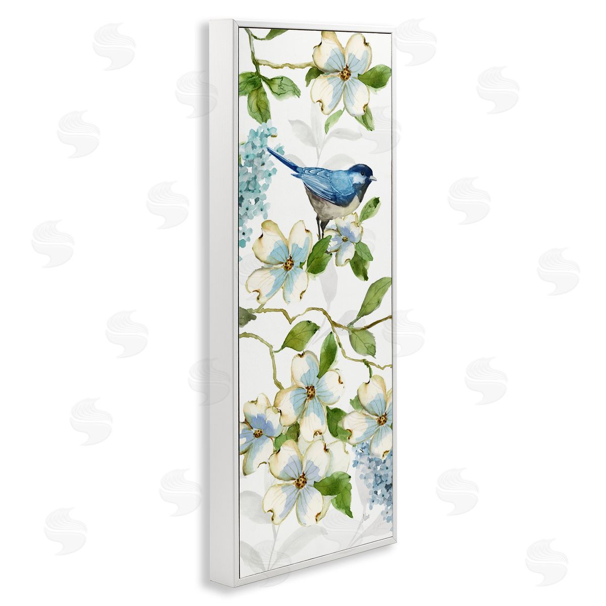 Nan Bird Perched on Dogwood