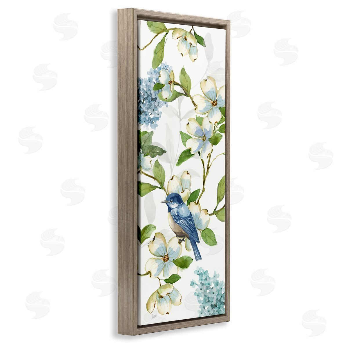 Nan Dogwood Flowers & Bird