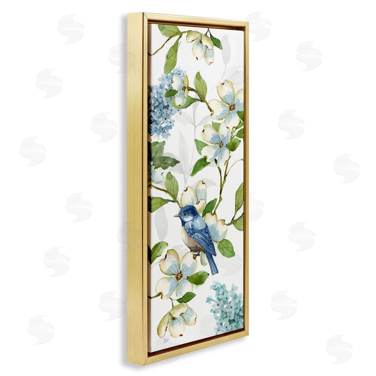 Nan Dogwood Flowers & Bird