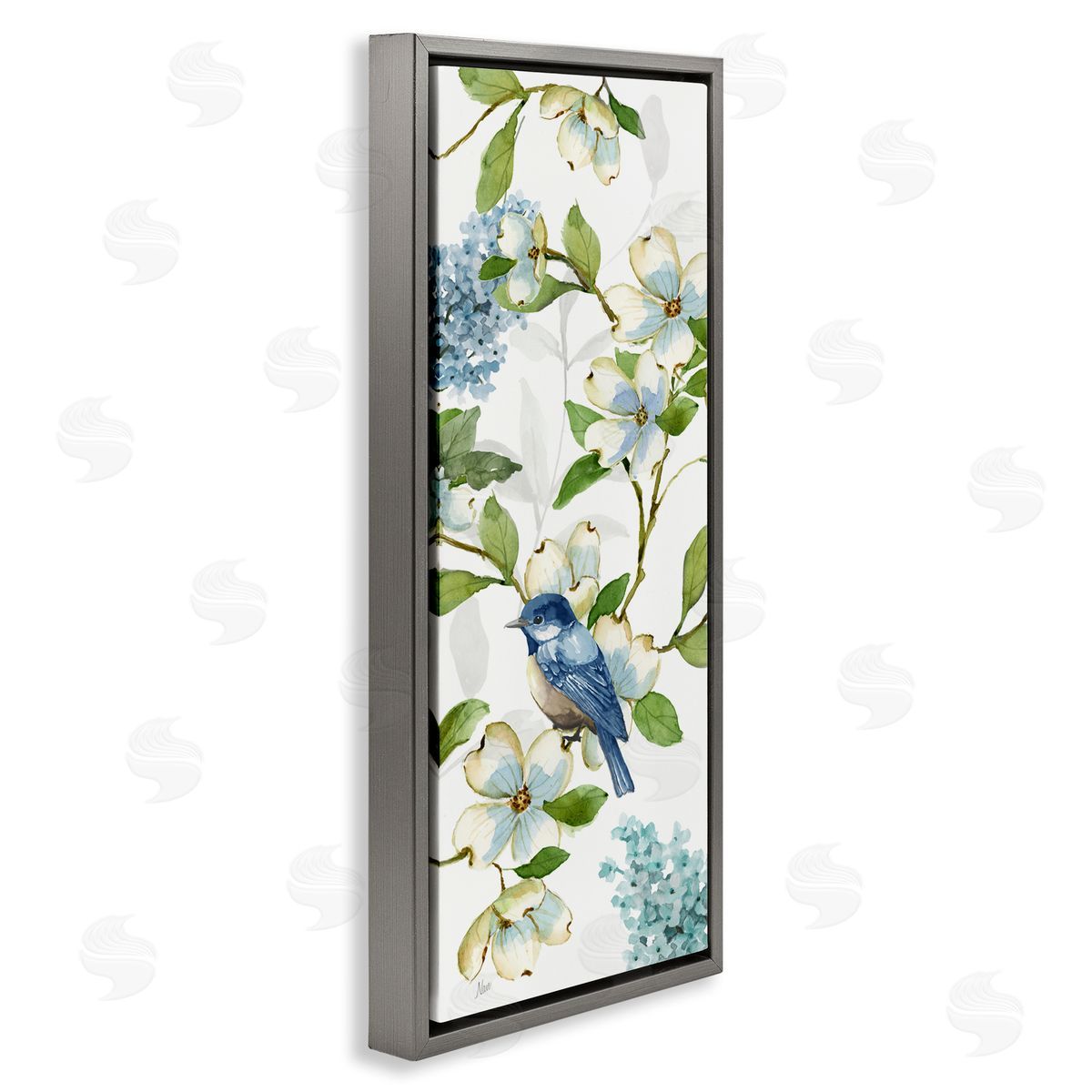 Nan Dogwood Flowers & Bird