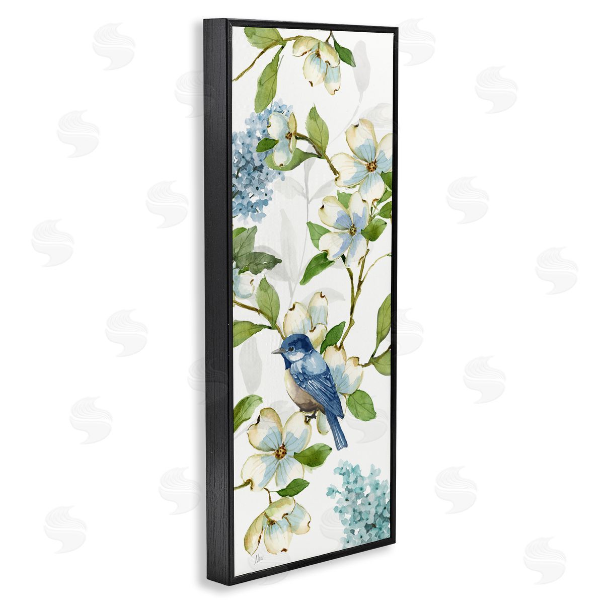 Nan Dogwood Flowers & Bird