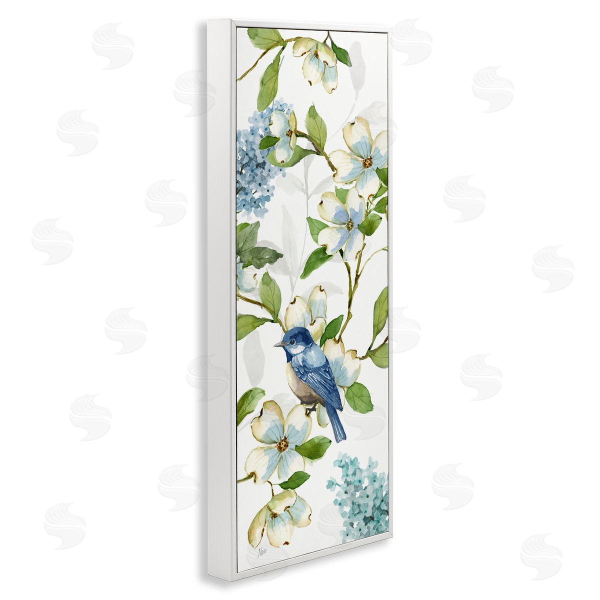 Nan Dogwood Flowers & Bird