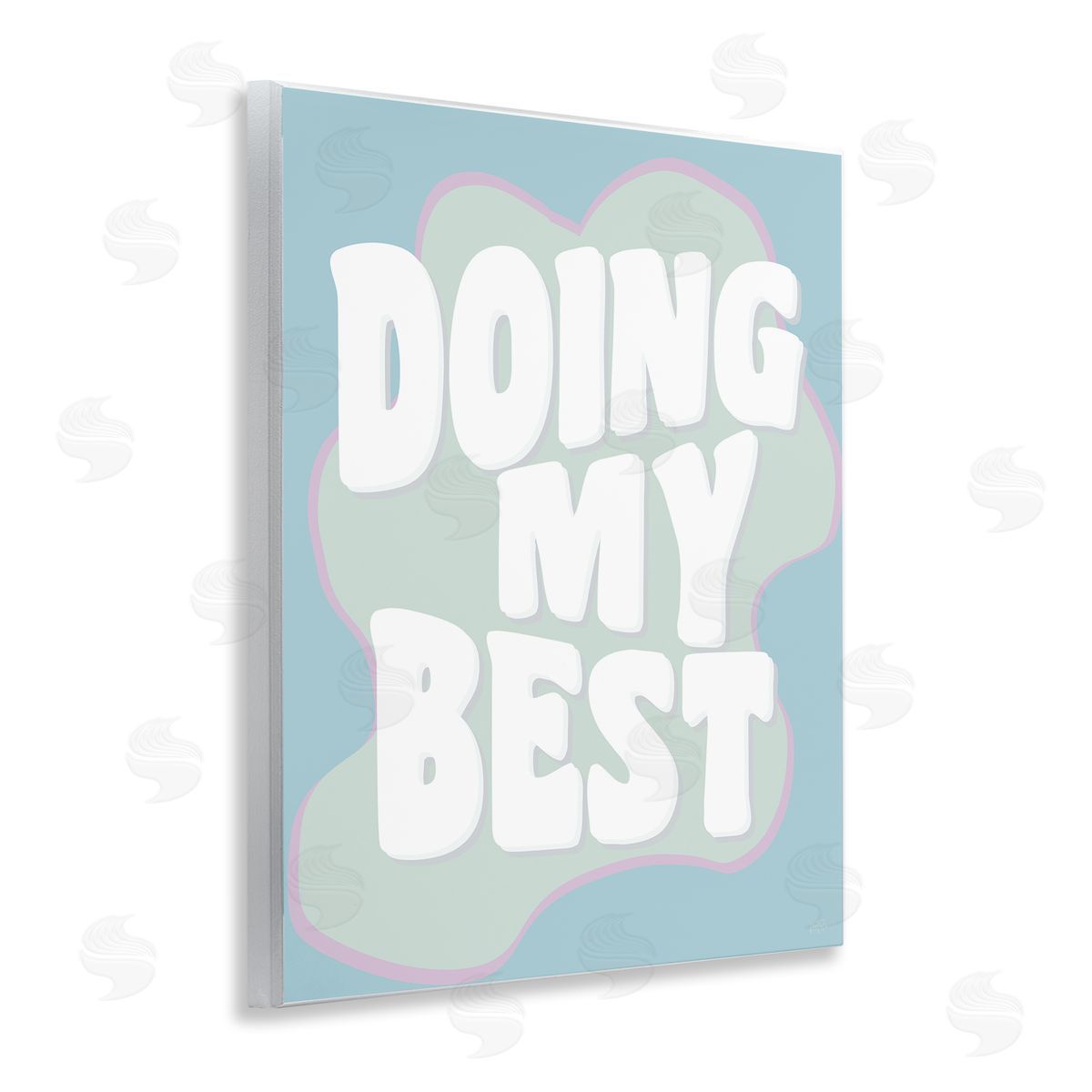 Natalie Carpentieri Doing My Best Phrase Wooden Wall Plaque Art Print