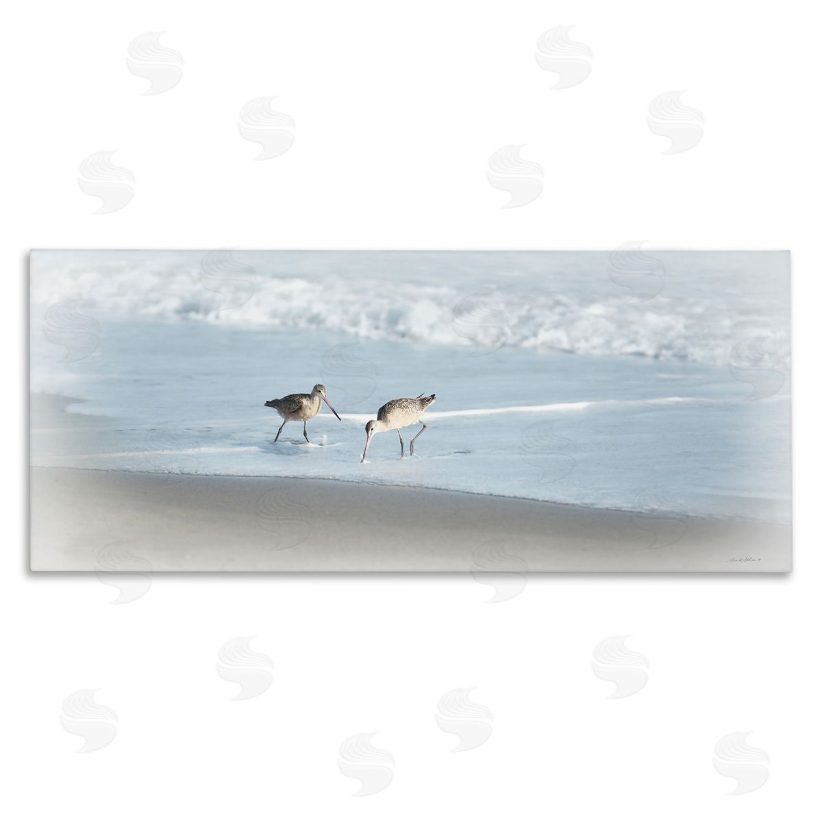 Rhonda Addison Sandpiper Pair on Shore