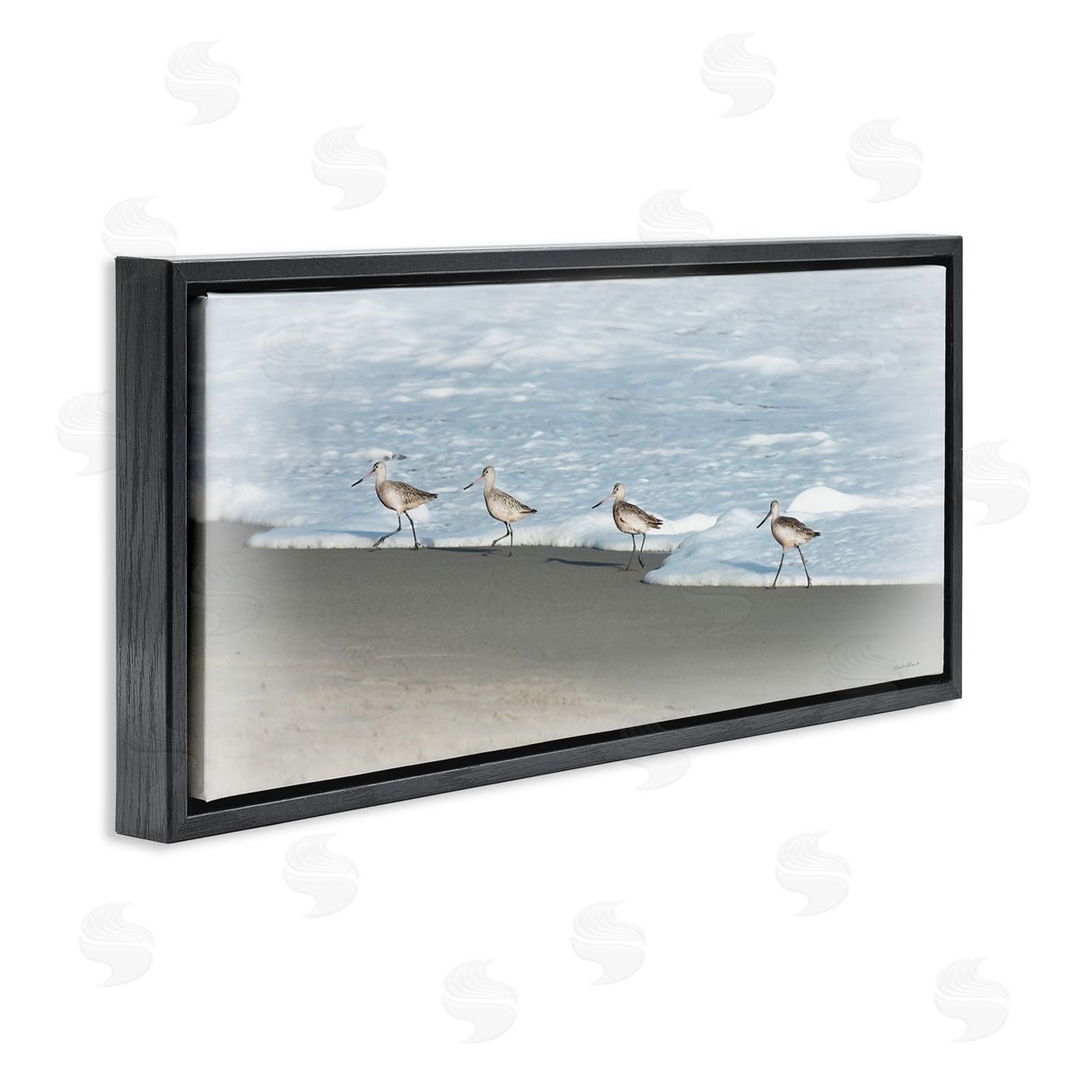 Rhonda Addison Four Sandpipers on Beach