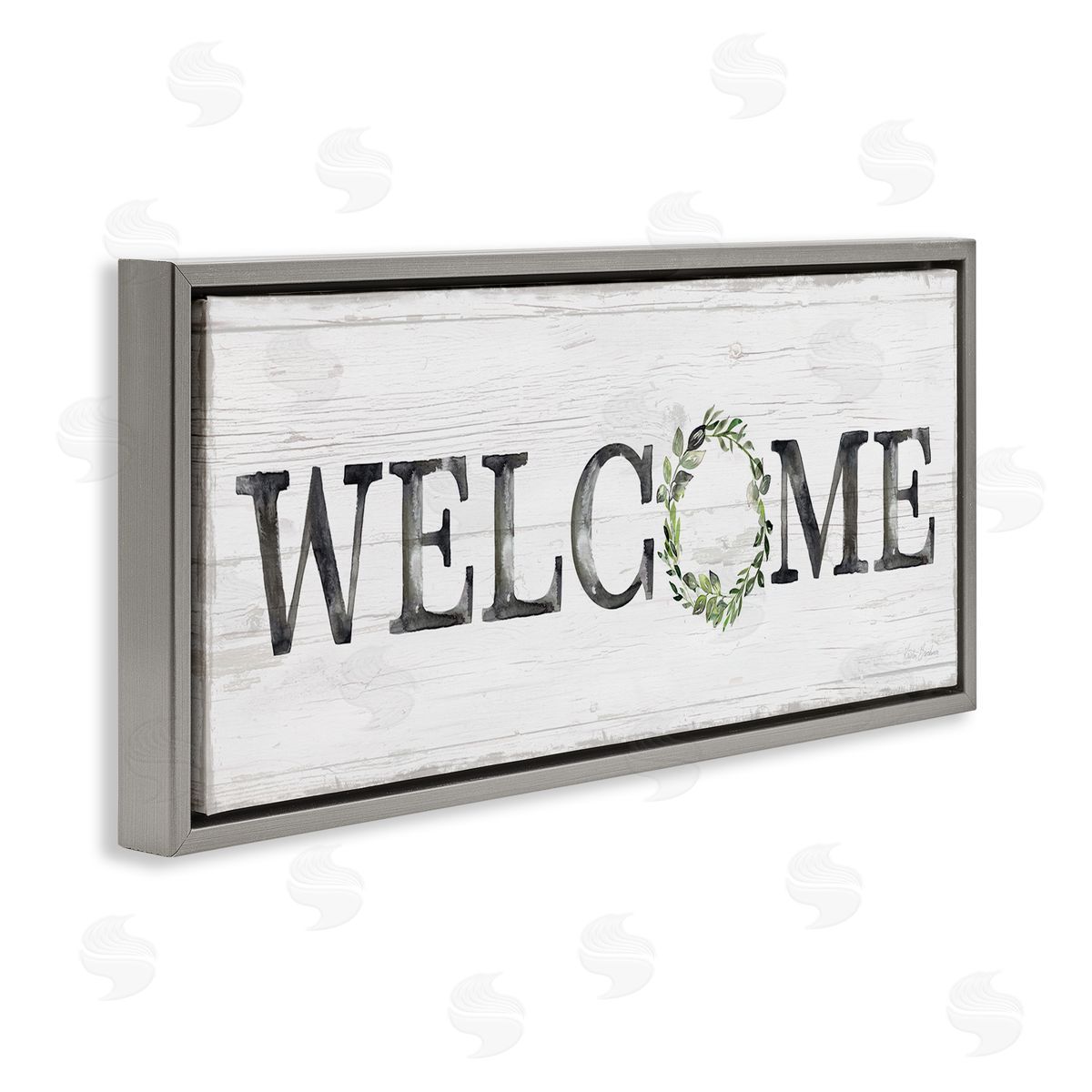 Kristen Brockmon Welcome with Floral Wreath