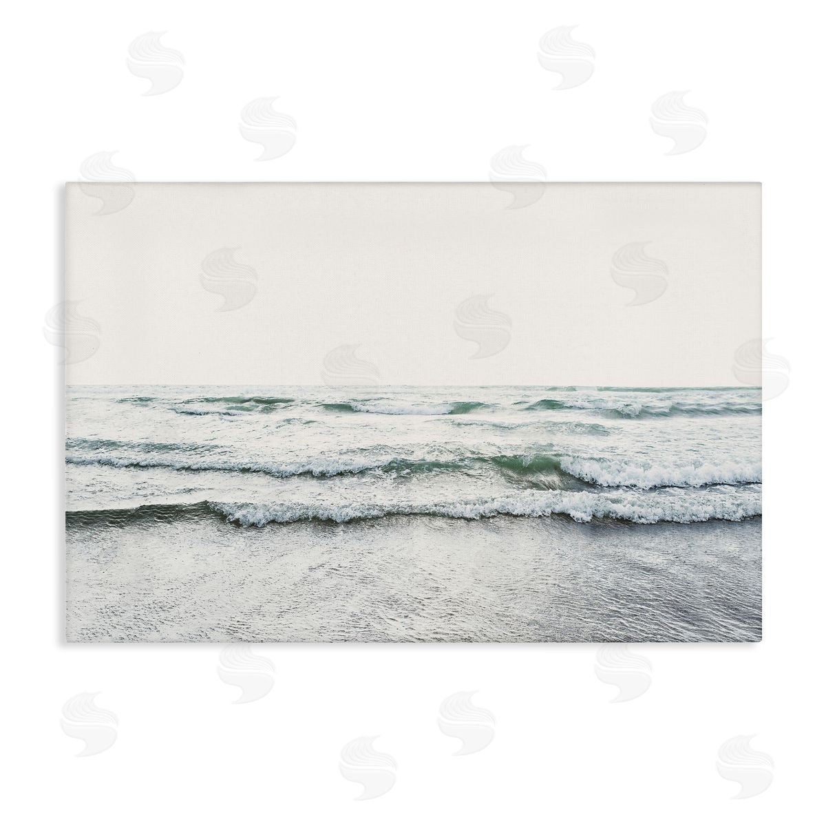 Sisi and Seb Rolling Tide Waves Canvas Wall Art Print