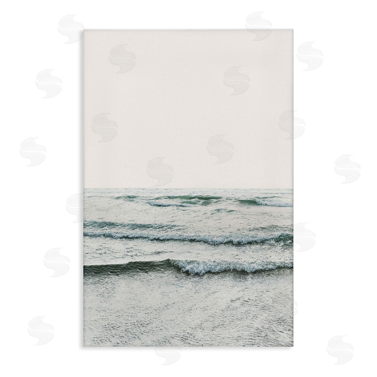 Sisi and Seb Rippling Ocean Tide Canvas Wall Art Print
