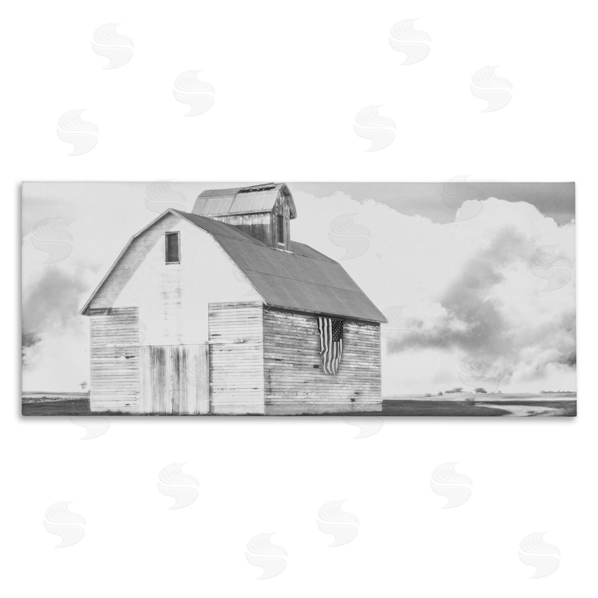 Milli Villa USA Flag on Barn