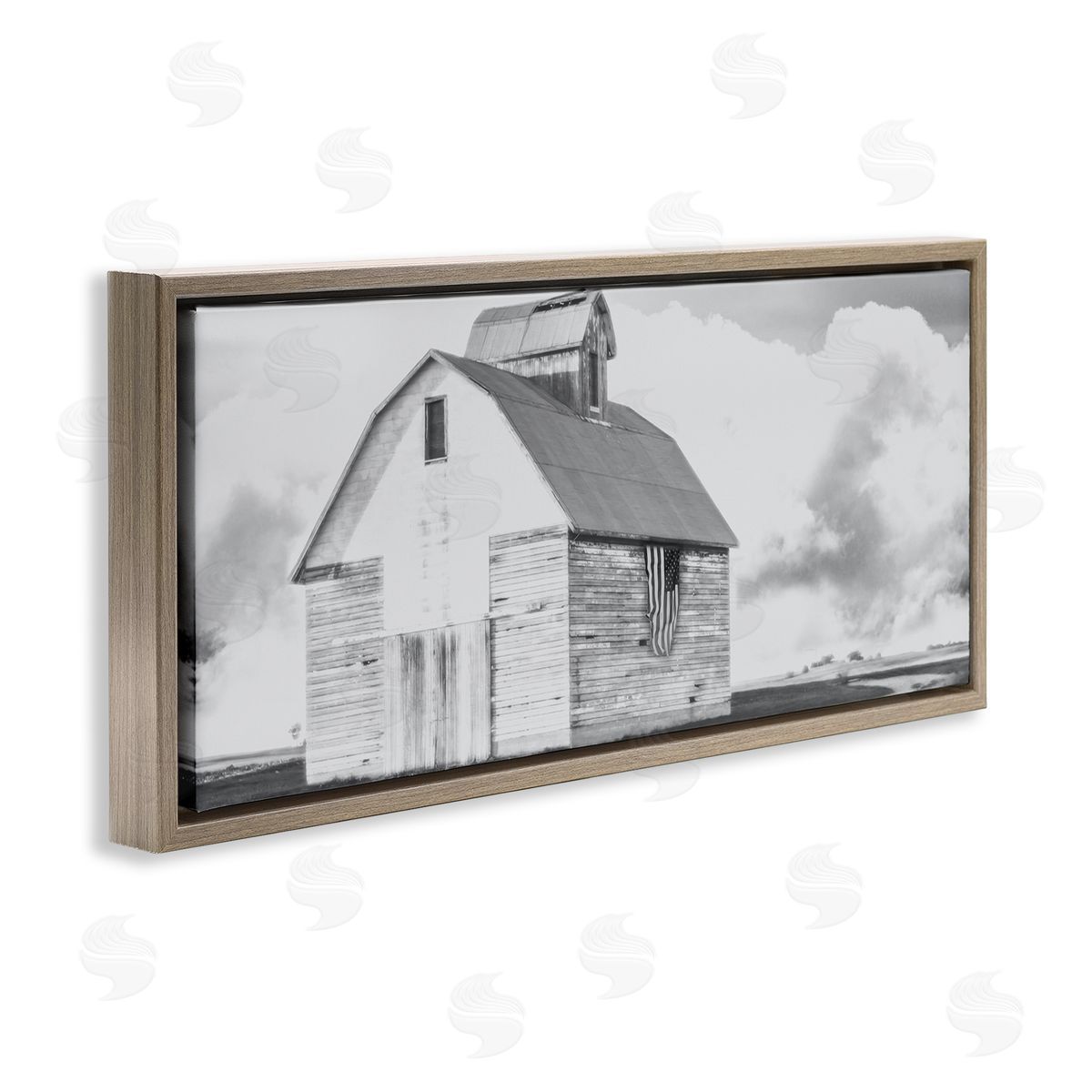 Milli Villa USA Flag on Barn