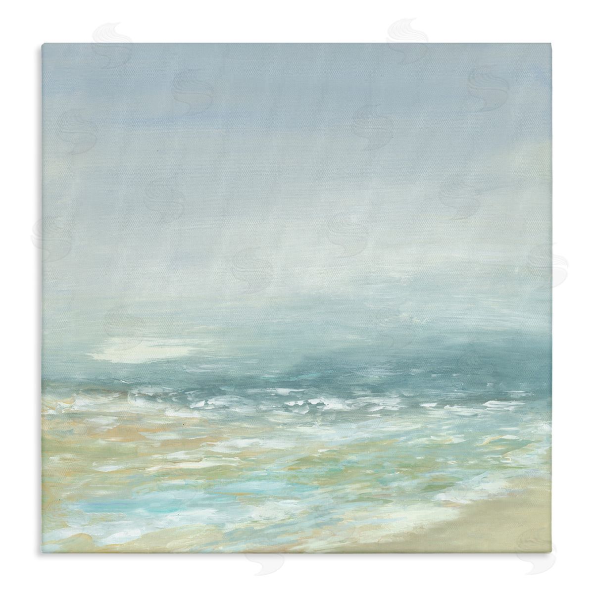Jacob Q Energetic Beach Expression Canvas Wall Art Print
