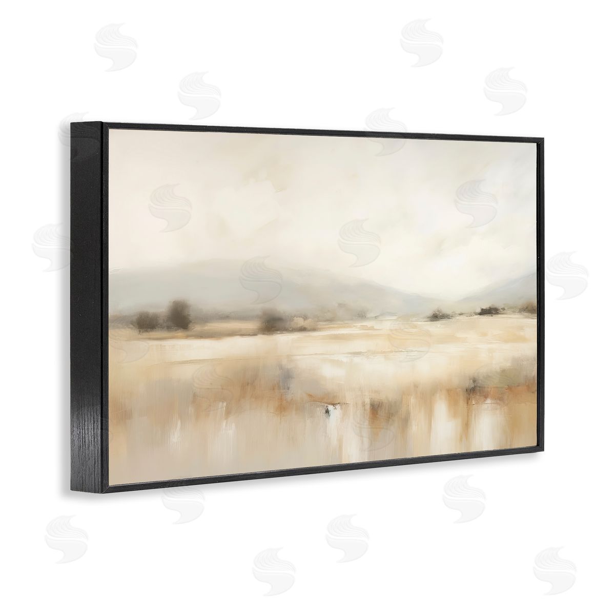 Irena Orlov Blurred Rural Countryside Black Framed Giclee Wall Art Print