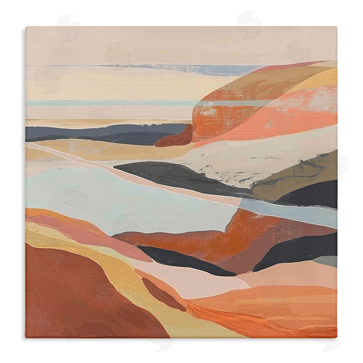Irena Orlov Windy Desert Hills Canvas Wall Art Print