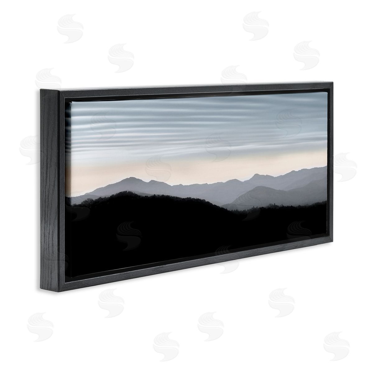 Nicholas Bell Mountains with Rippled Sky