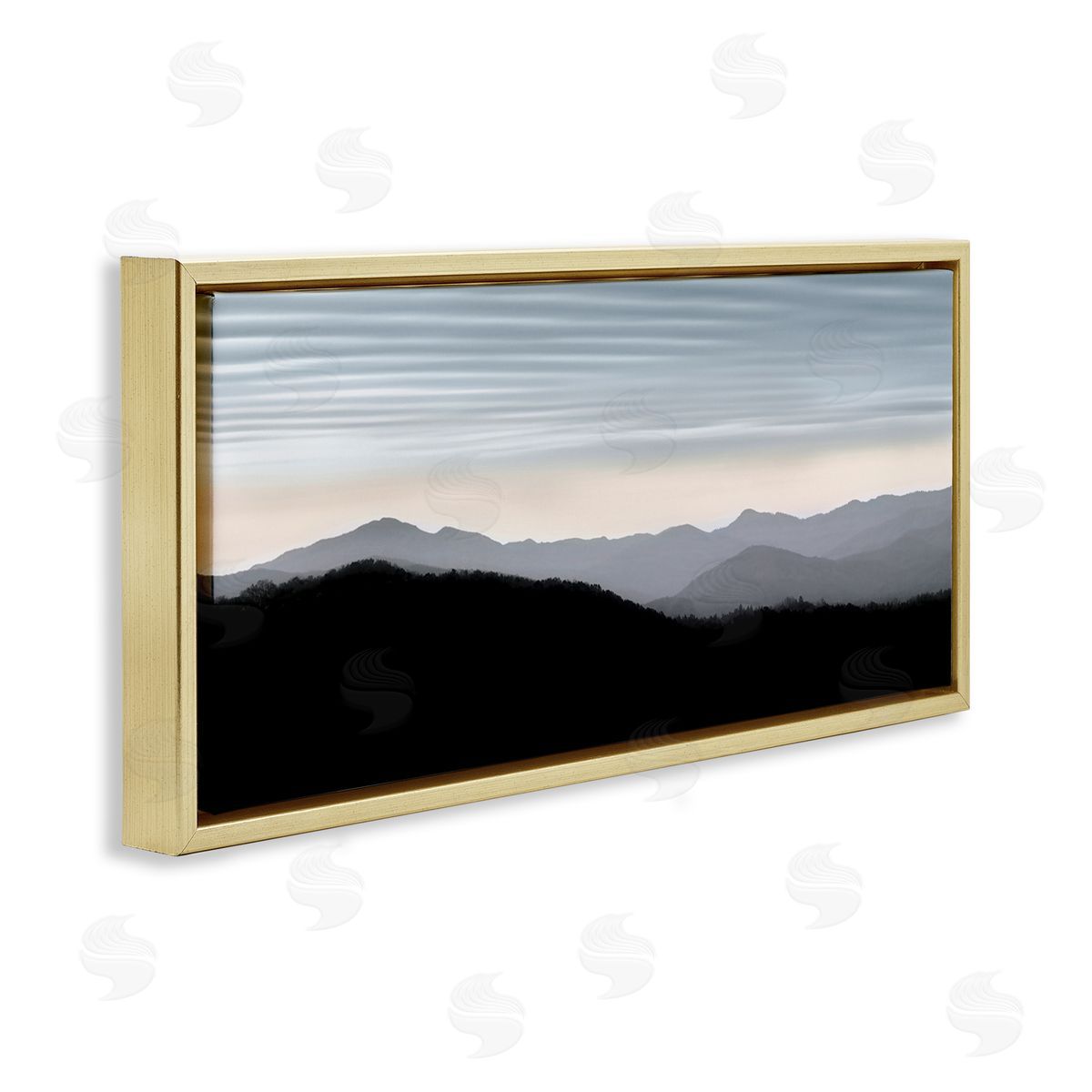 Nicholas Bell Mountains with Rippled Sky