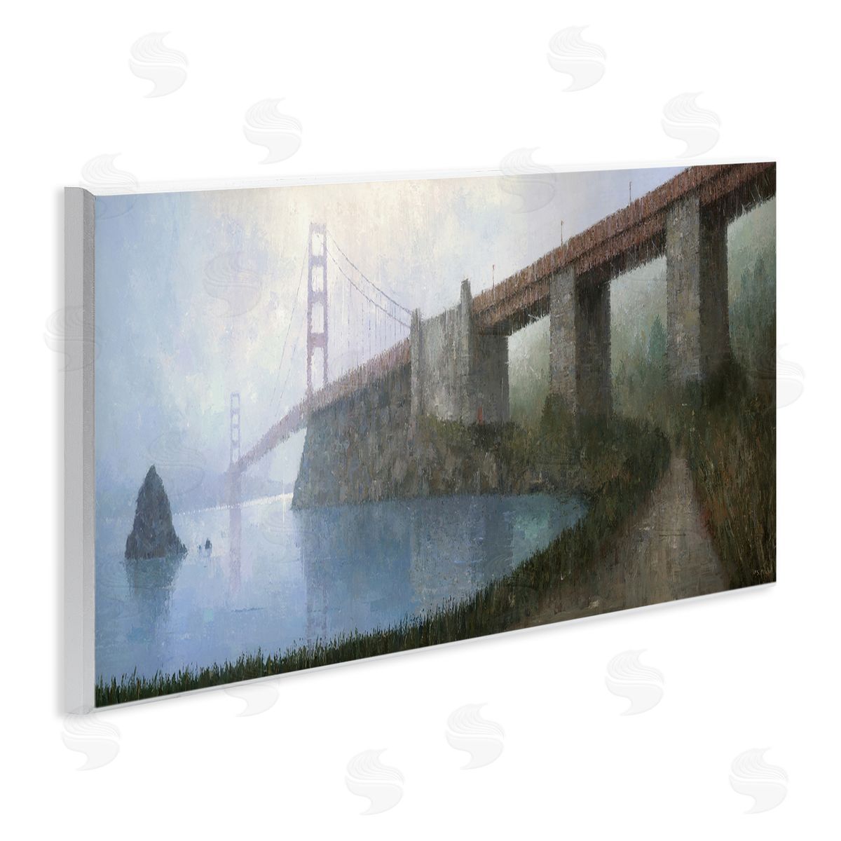 Stephen Mitchell Bridge over Misty Waters