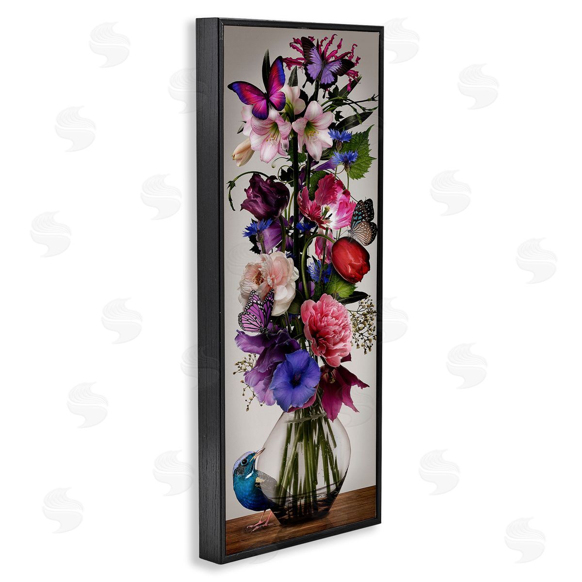 Reinders Bird Peeking at Bouquet