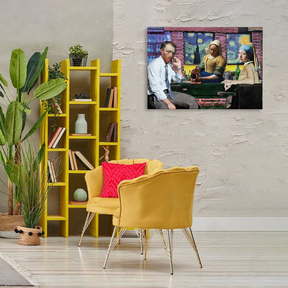 Reinders Classic Paintings Gathered Canvas Wall Art Print in Room