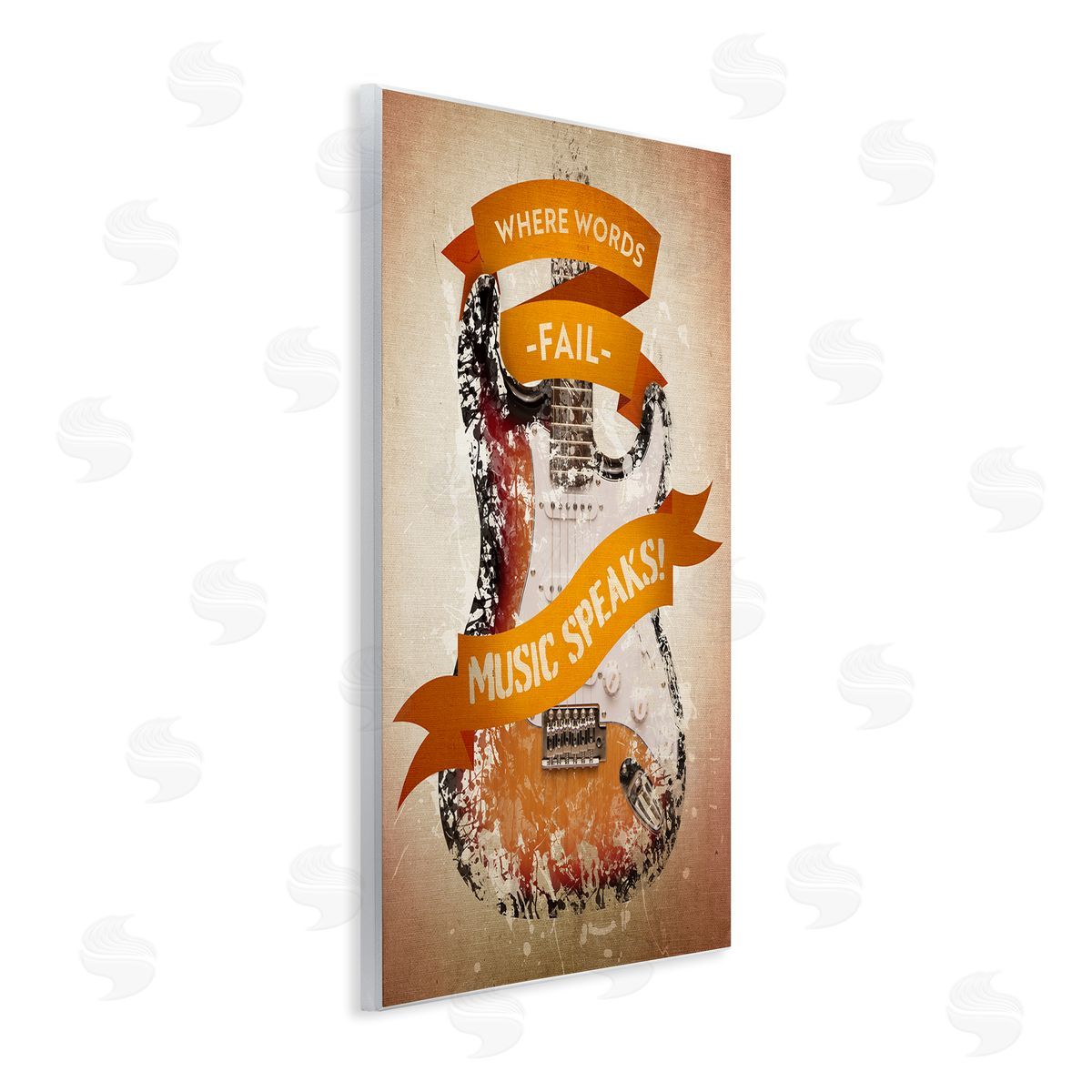 Reinders Inspirational Music Speaks Wooden Wall Plaque Art Print