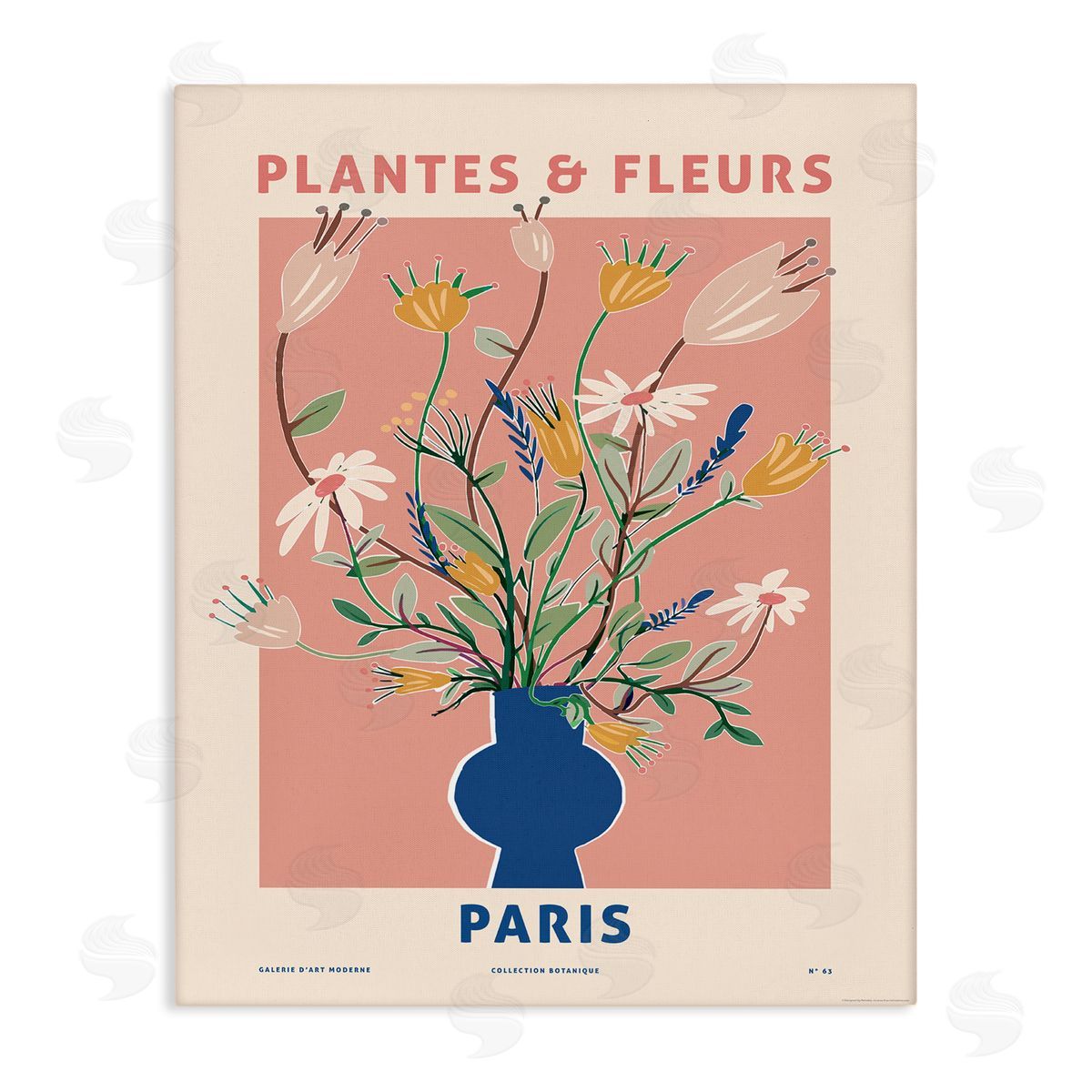Reinders Pastel Plantes & Fleurs Canvas Wall Art Print
