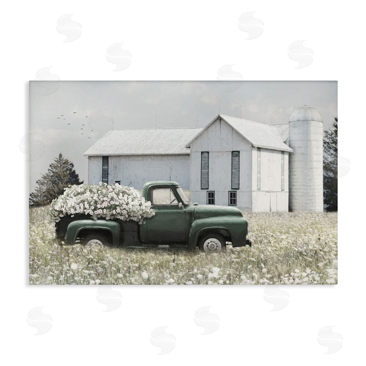 Lori Deiter Rustic Barn & Truck Canvas Wall Art Print