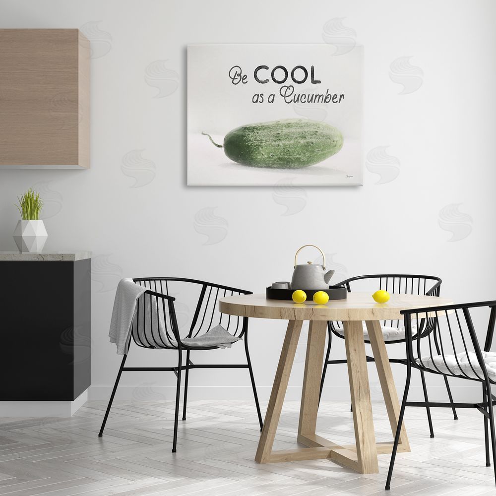 Lori Deiter Cool As A Cucumber Canvas Wall Art Print in Room