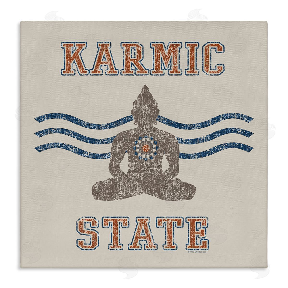 Higher Learning/Life Is High Vintage Karmic State Canvas Wall Art Print