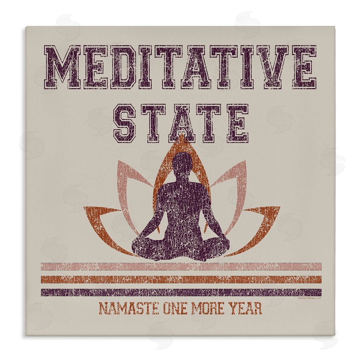 Higher Learning/Life Is High Vintage Meditative State Canvas Wall Art Print