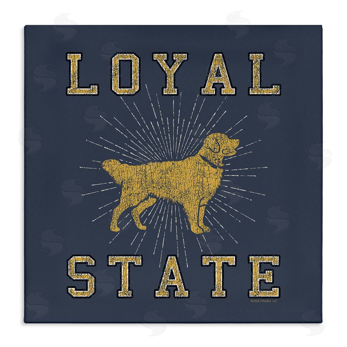 Spirit Animals/Life Is High Varsity Loyal State Canvas Wall Art Print