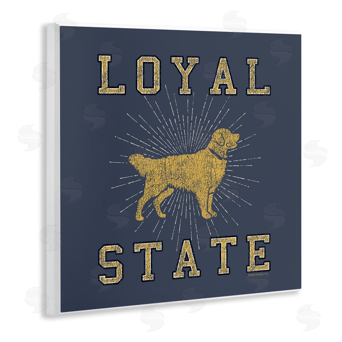 Spirit Animals/Life Is High Varsity Loyal State Wooden Wall Plaque Art Print