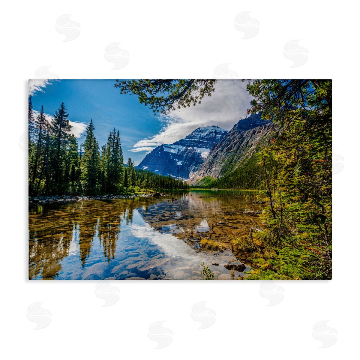 Marty Hulsebos Mountain Valley's Stream Canvas Wall Art Print