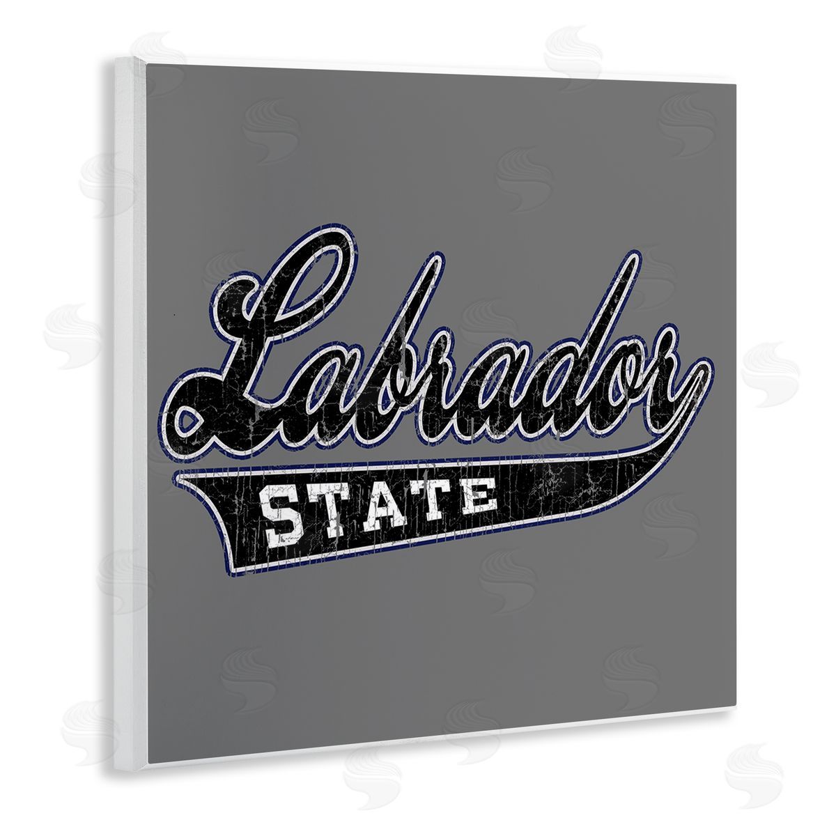 Spirit Animals/Life Is High Varsity Labrador State College Wooden Wall Plaque Art Print