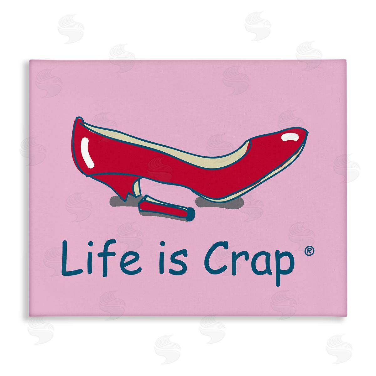 LIC Broken High Heel Canvas Wall Art Print